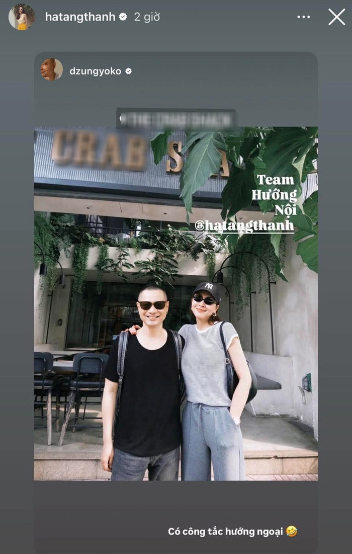 Tăng Thanh Hà tái ngộ bên người anh thân thiết, xem cô là “nàng thơ” trong nghệ thuật suốt nhiều năm qua.