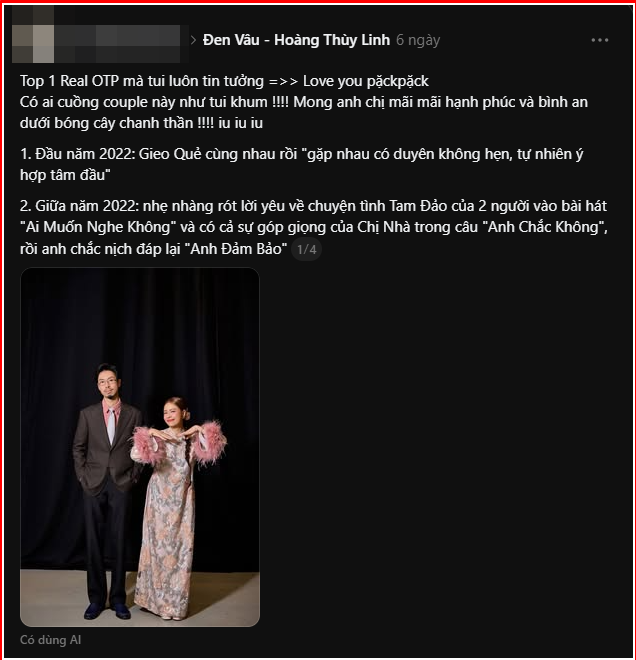 Mừng cho hạnh phúc mới của Hoàng Thùy Linh Ảnh 1
