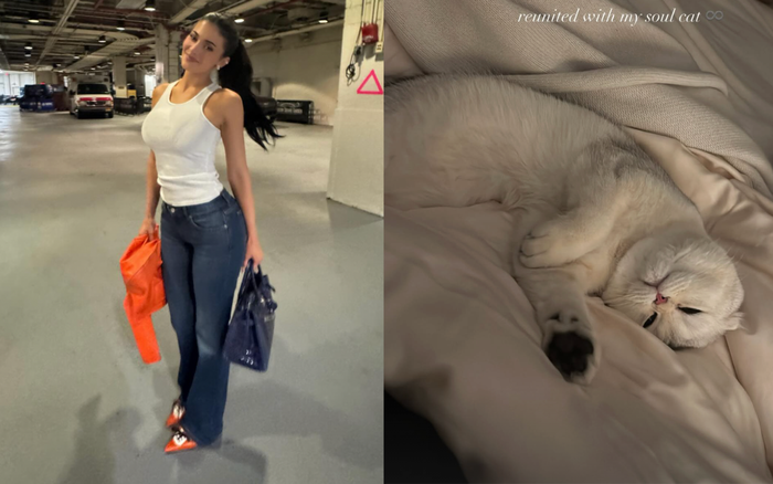 Kylie Jenner vui vẻ tận hưởng cuộc sống sau khi dành thời gian ở bên bạn trai. Ảnh: IGNV