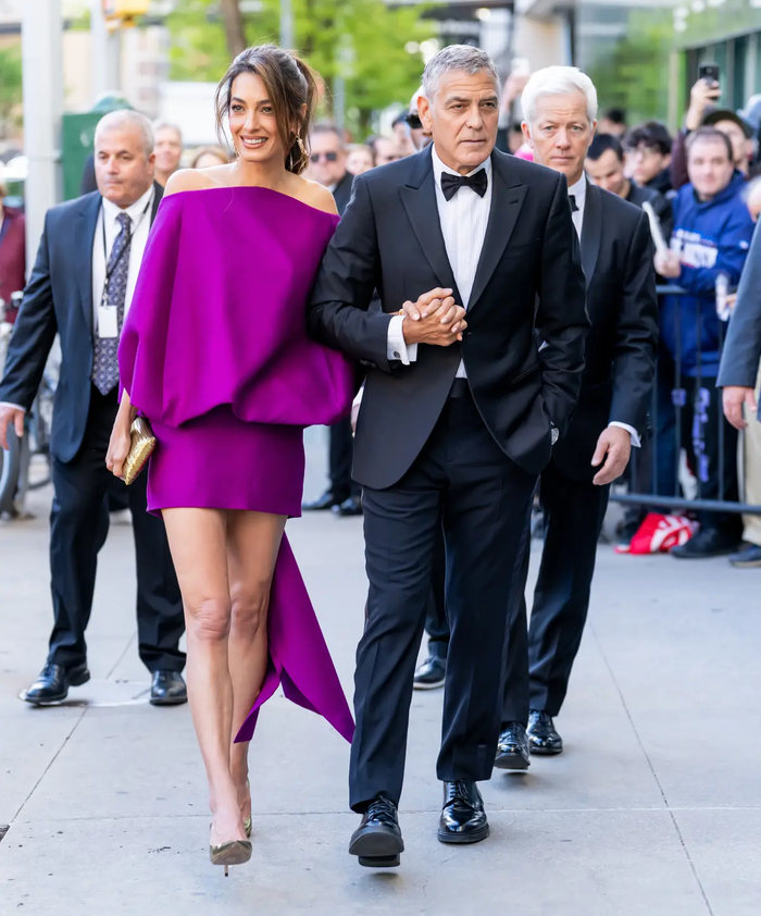 George Clooney được vinh danh tại lễ trao giải Chaplin Awards lần thứ 51 ở Lincoln Center.