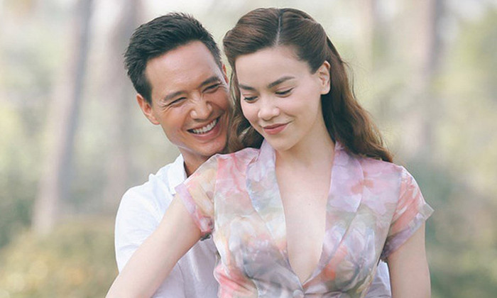 Hồ Ngọc Hà và Kim Lý trong MV Cả một trời thương nhớ.