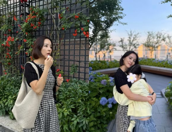 Han Hye Jin thu hút khán giả với hình ảnh mới. (Ảnh từ Chosun)