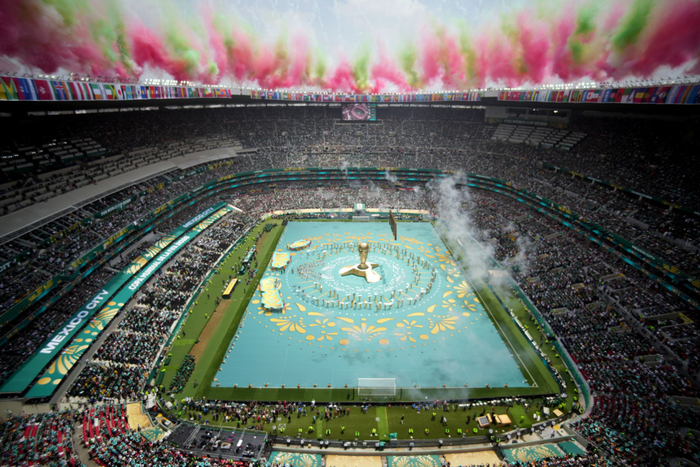 Khai mạc World Cup 2026 bùng nổ với đại tiệc âm nhạc sôi động. Ảnh: Reuters&nbsp;