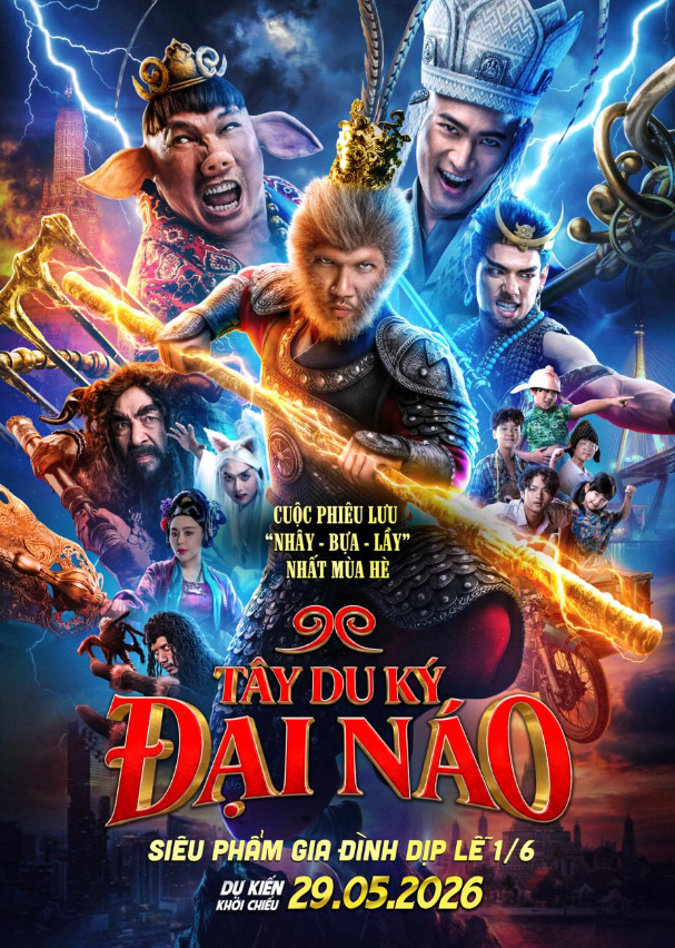 Tây Du Ký Đại Náo từng gây tò mò với ý tưởng đưa Tôn Ngộ Không từ thế giới thần thoại bước vào xã hội hiện đại của Thái Lan.