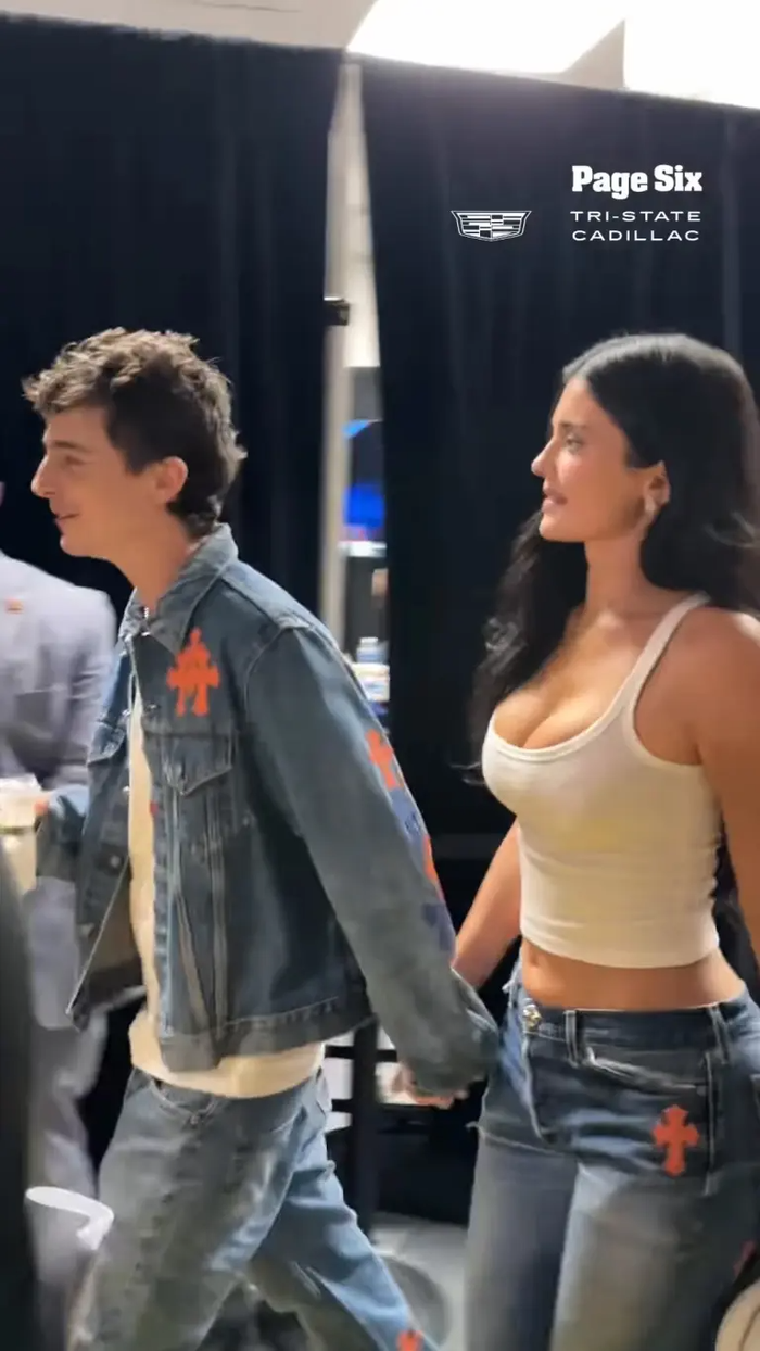 Người mẫu Kylie Jenner và Timothée Chalamet trong lần xuất hiện mới đây.