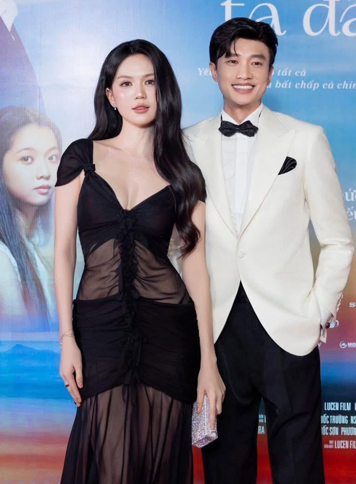Quốc Trường thể hiện sự tôn trọng, khéo léo dành cho Ngọc Trinh mỗi khi gặp đối phương. Ảnh: FBNV