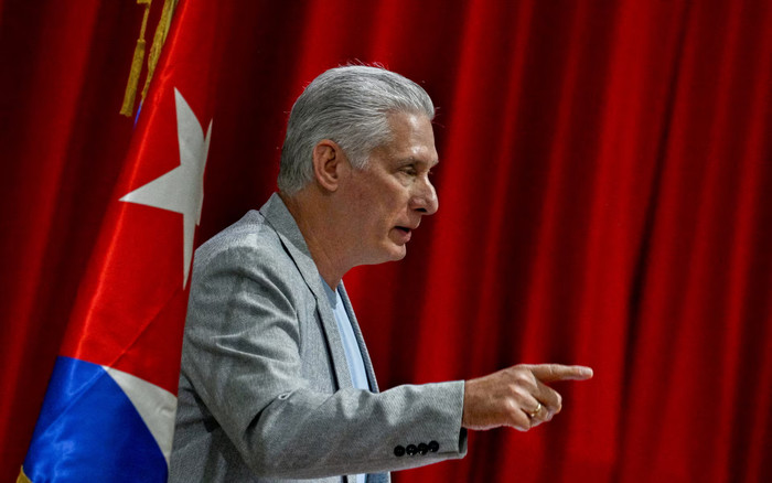 Tổng thống Cuba Miguel Diaz-Canel (Ảnh: REUTERS)
