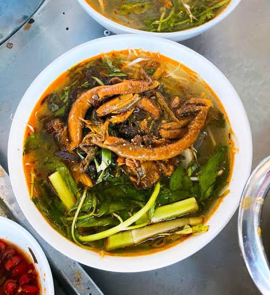Bát cháo lươn đậm vị xứ Nghệ.
