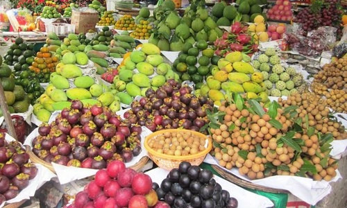 Trái cây miệt vườn phong phú ở miền Tây quê Quốc Trường.