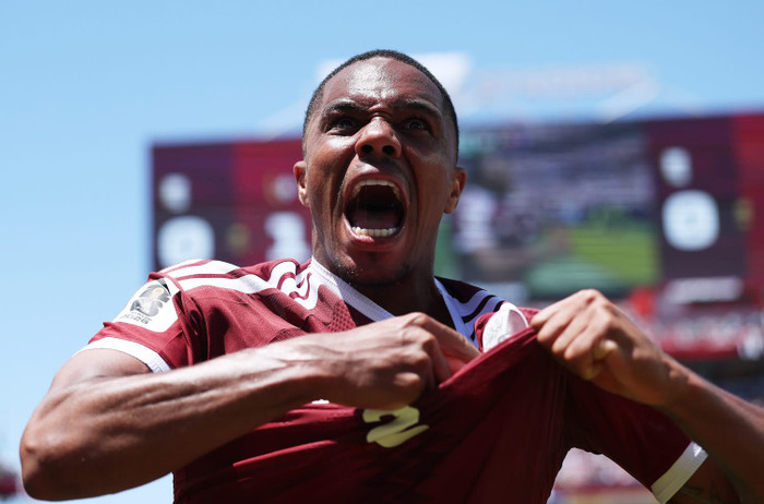 Tuyển Qatar đã giành điểm lịch sử ở World Cup sau bàn gỡ phút bù giờ trước Thụy Sĩ. Ảnh: FIFA