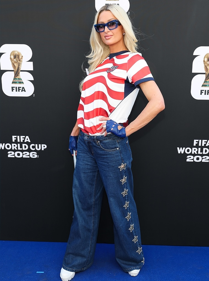 Paris Hilton xuất hiện tại lễ khai mạc World Cup 2026 diễn ra mới đây.