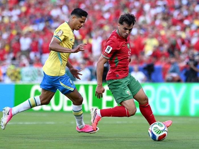 Brazil thoát khỏi thất bại trong ngày ra quân World Cup 2026 khi hòa Morocco 1-1 tại bảng C, nhưng để lại hàng loạt dấu hỏi dành cho HLV Carlo Ancelotti. Ảnh: FIFA