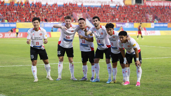 CA TP.HCM đã đánh bại chủ nhà Ninh Bình với tỷ số 2-1 trong trận chung kết, qua đó đăng quang ngôi vô địch Cúp Quốc gia 2025-2026 đầy thuyết phục. Ảnh: CLB CA TP.HCM