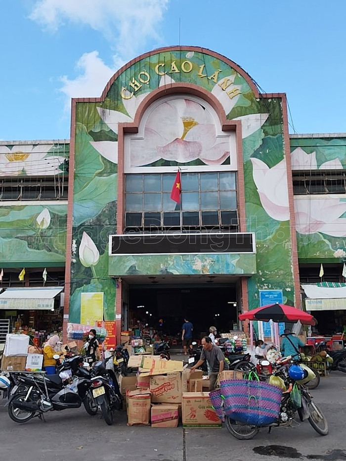 Chợ Cao Lãnh. Ảnh: Page Đồng Tháp.