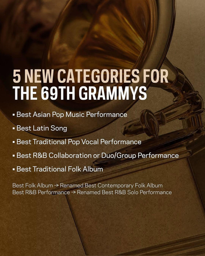 GRAMMY 2027 đánh dấu cột mốc lịch sử cho âm nhạc châu Á Ảnh 3