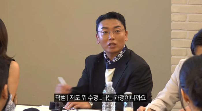 Nam nghệ sĩ hài chia sẻ trên chương trình phát thanh “Yoo Min Sang's Hungry Radio” của SBS (Nguồn: Channel 15ya)