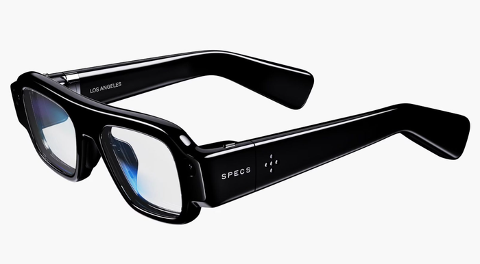 Snap vừa trình làng Specs, mẫu kính thực tế tăng cường (AR) mới được hãng định vị như một chiếc máy tính đeo được tích hợp trong thiết kế kính trong suốt. Ảnh: Snap