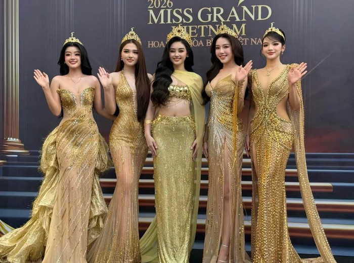 Top 5 Miss Grand Vietnam 2025.&nbsp;