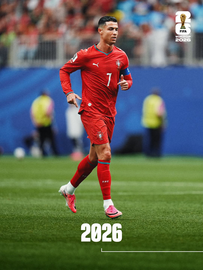 Ronaldo đã có màn ra mắt World Cup 2026 theo cách thất vọng nhất. Ảnh: FIFA