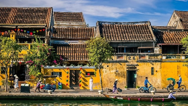 Cảnh đẹp ở phố cổ Hội An.