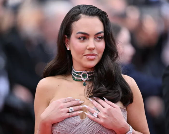 Georgina Rodriguez tại Liên hoan phim Cannes ngày 18 tháng 5 năm 2026. Ảnh: Getty Images&nbsp;