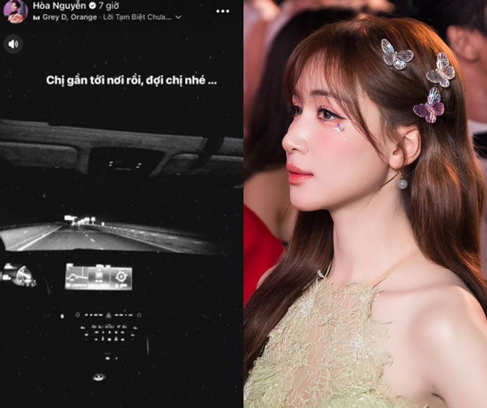 Hòa Minzy dăng đàn nửa đêm, đến tiễn biệt người em thân thiết.