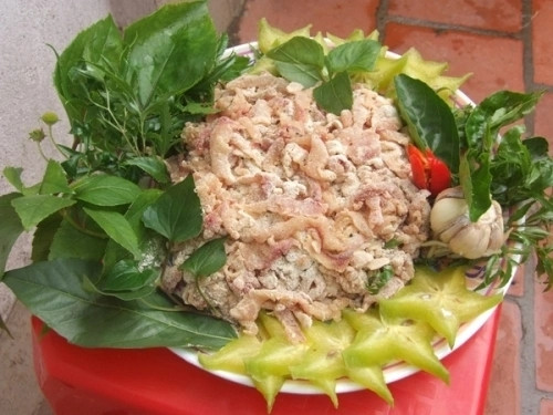 Món gỏi cá nhệch.