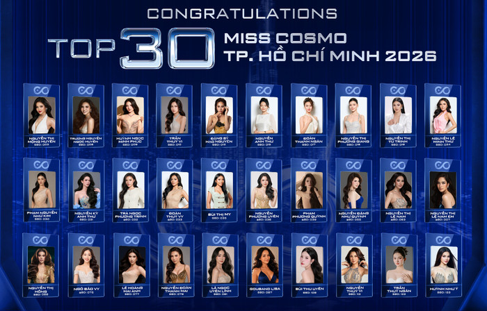 Nam Em lọt Top 30 Miss Cosmo TP.HCM.