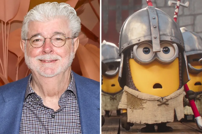 Sự góp mặt của 'cha đẻ Star Wars' George Lucas mang lại sự phấn khích lớn cho đội ngũ sản xuất Illumination. Ảnh: Getty Images; Illumination