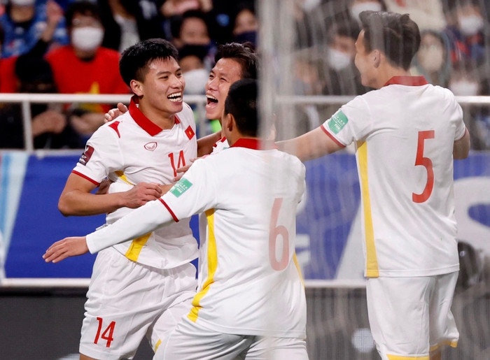 Việt Nam từng hoà Nhật Bản 1-1 vào năm 2022. Ảnh: Reuters