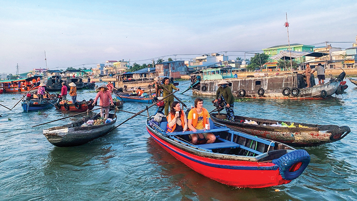 Cảnh đẹp sông nước ở Cần Thơ.