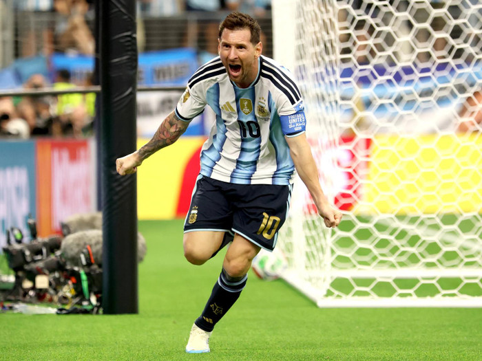Lionel Messi đã tạo nên một cột mốc vĩ đại trong lịch sử bóng đá thế giới khi trở thành chân sút số một mọi thời đại tại World Cup. Ảnh: FIFA