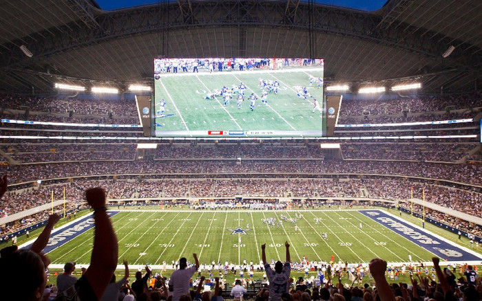 AT&T Stadium là một trong những sân vận động hiện đại và nổi tiếng nhất nước Mỹ. Ảnh: HKS Architects