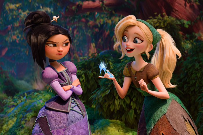 Lilith (Alli Wong) và Cinderella (Amanda Seyfried) trong bộ phim hoạt hình Steps. Ảnh: Netflix Animation Studios