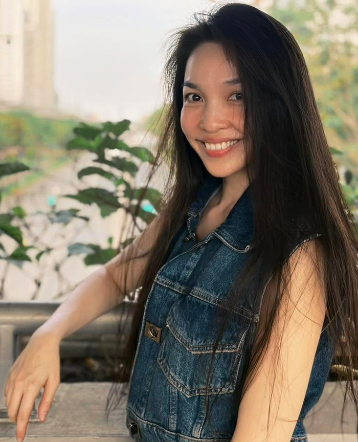 Hiền Thục vẫn giữ được nét trẻ trung.