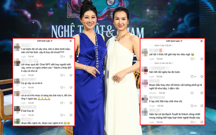 Dự án của NSƯT Quế Trân nhận về nhiều ý kiến tái chiều từ cư dân mạng sau 2 ca khúc Nữ tướng quân và Da trắng vỗ bì bạch.