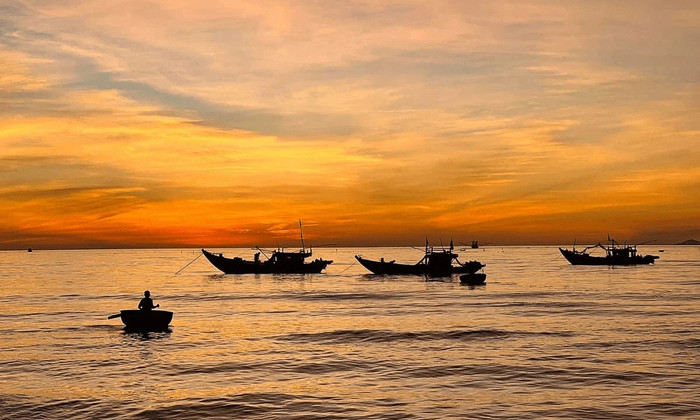 Cảnh đẹp ở làng chài&nbsp;