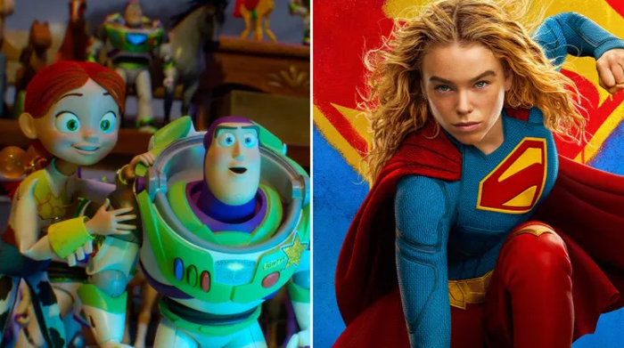 Toy Story 5 and Supergirl (Ảnh: Disney/Warner Bros).