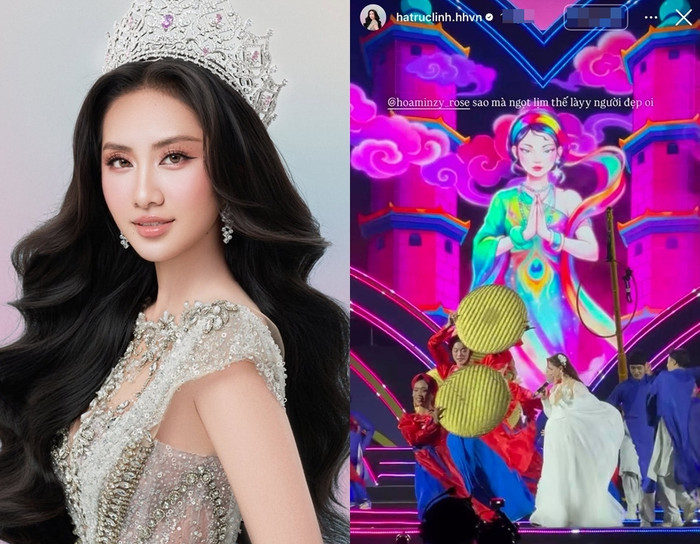 Hoa hậu Hà Trúc Linh bày tỏ lời khen dành cho Hòa Minzy.