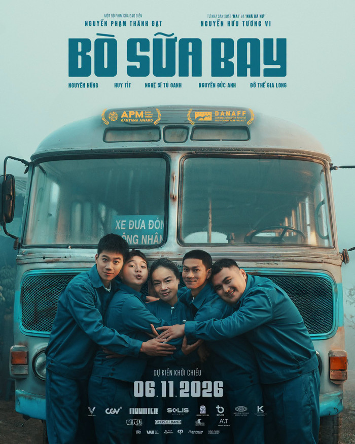 Bò Sữa Bay tung bộ ba poster mới, gửi gắm thông điệp về tình thân và sự gắn kết giữa nhiều thế hệ trong một mái nhà. Ảnh: ĐPCC