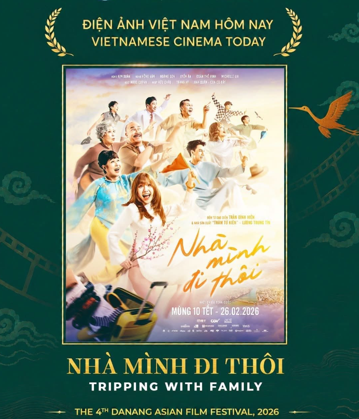Phim Nhà Mình Đi Thôi được công chiếu tại Liên hoan Phim quốc tế châu Á Đà Nẵng. Ảnh: NSX