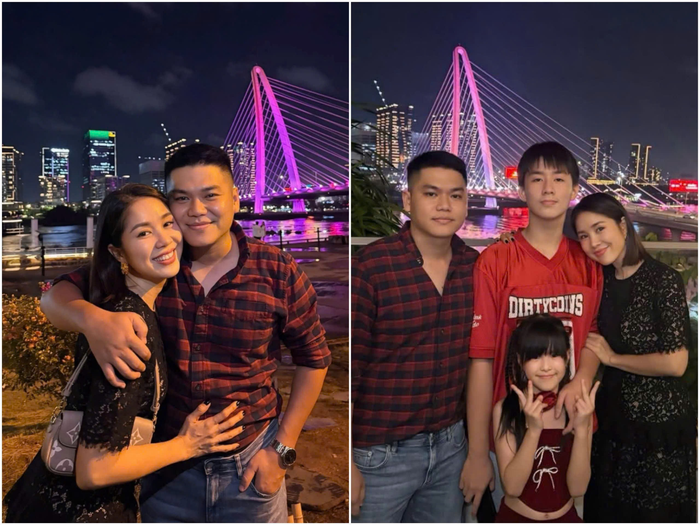 Lê Phương chia sẻ khoảnh khắc hạnh phúc bên chồng con, đánh dấu hành trình 10 năm xây dựng tổ ấm trọn vẹn. Ảnh: FBNV.&nbsp;