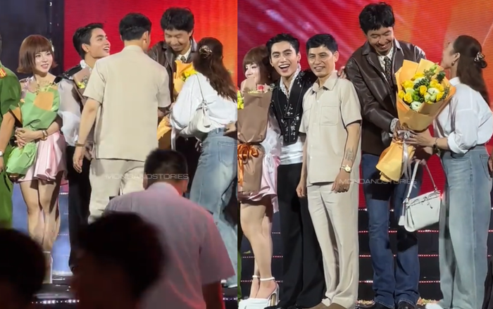 Thấy bố mẹ Sơn Tùng xuất hiện trên sân khấu, rapper Đen có hành động 'gây sốt' Ảnh 2