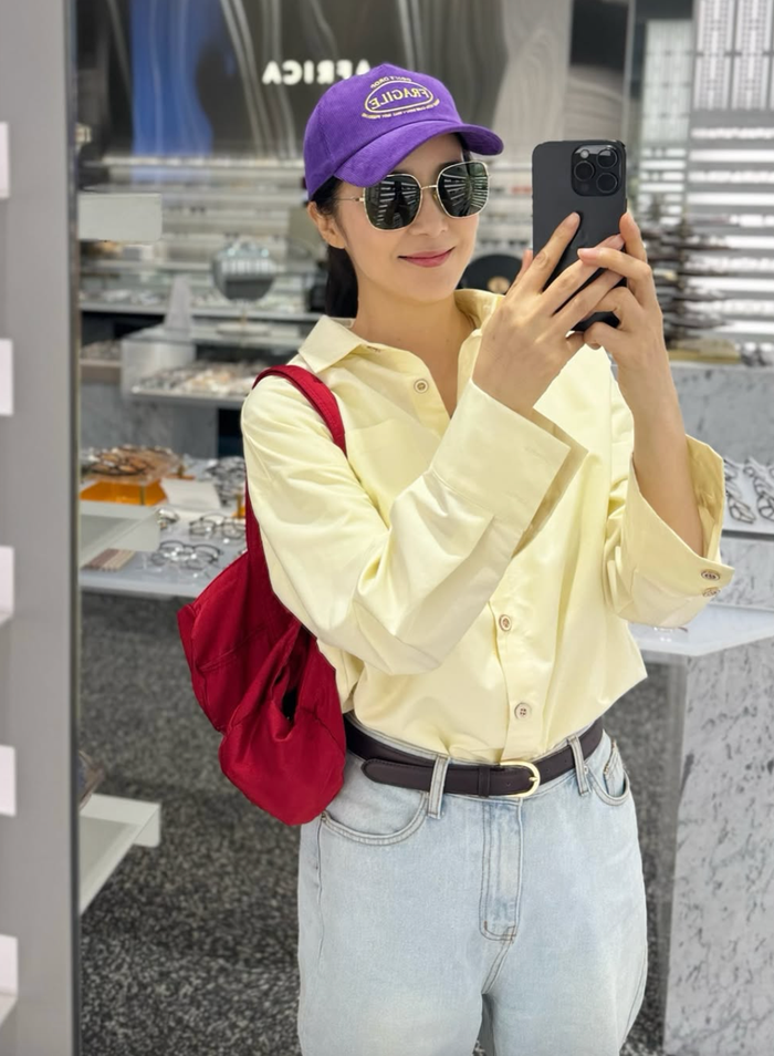 Jang Ga Hyun đã đăng tải lên trang cá nhân ảnh chụp màn hình cuộc trò chuyện với một người được cho là tài xế lái xe hộ.