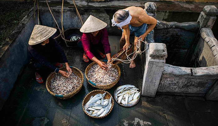 Ít người biết ở quê Mỹ Tâm có một làng nước mắm hơn 100 năm tuổi, mùi biển thấm vào từng nếp nhà Ảnh 3