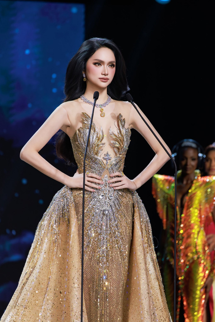 Hương Giang nhận được nhiều phản hồi tích cực từ phía khán giả khi đạt danh hiệu Á hậu 2 tại MGI All Stars. Ảnh: FBNV