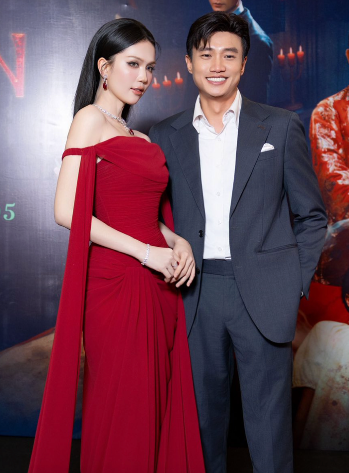 Ngọc Trinh và Quốc Trường từng nhiều lần công khai ủng hộ, quan tâm đến dự án công việc của đối phương. Ảnh: FBNV