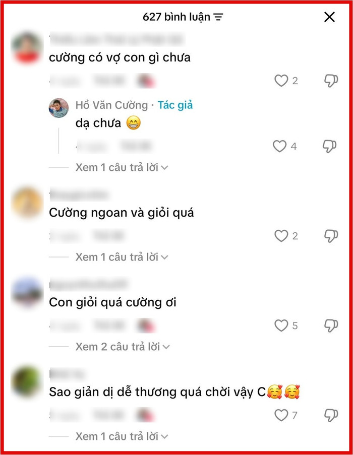 Hồ Văn Cường gây thích thú khi phản hồi về chuyện 'có vợ con'.