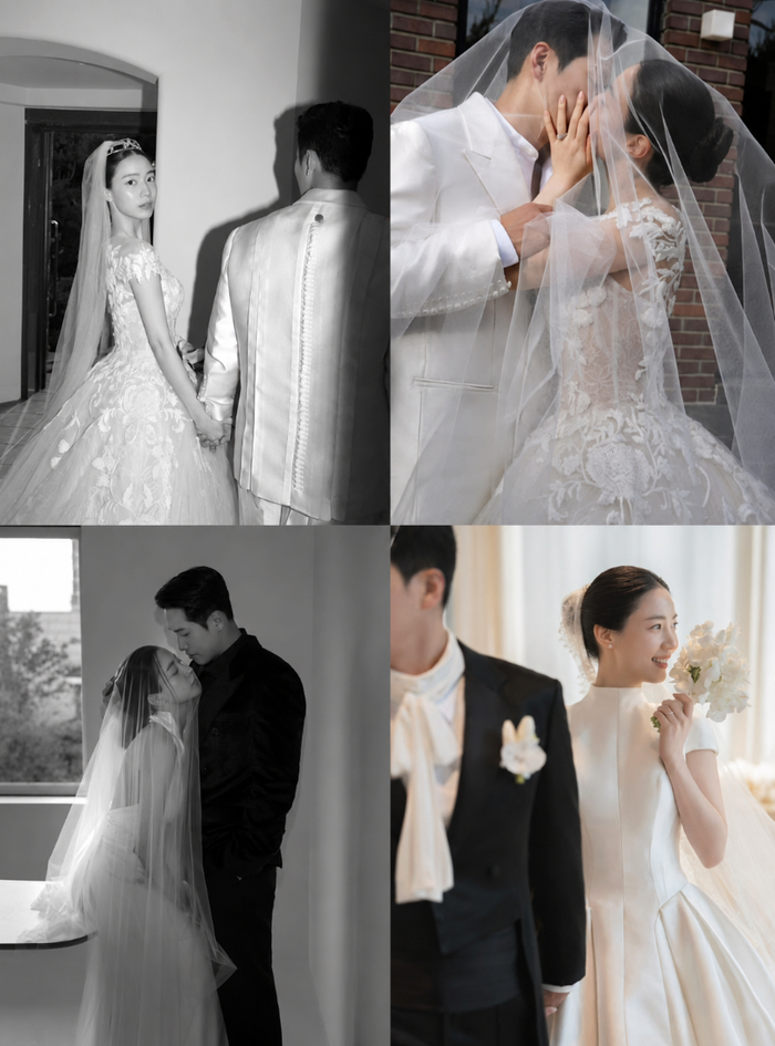 Loạt ảnh cưới của 'cựu thành viên T-ara' Ryu Hwa Young cũng chồng doanh nhân. Ảnh: SNS