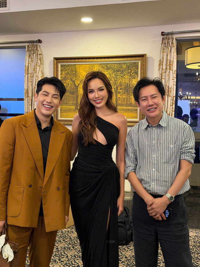 Lê Hoàng Phương hội ngộ ông Nawat Itsaragrisil.